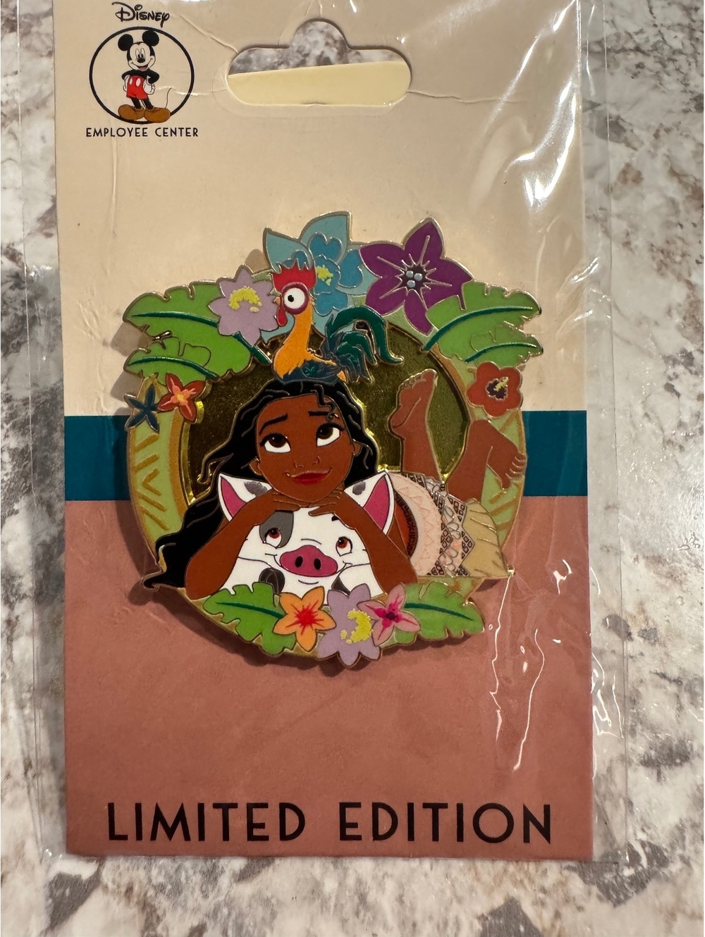 Disney Employee Center DEC Moana Pua Hei Hei pin 5th Anniversary LE 250